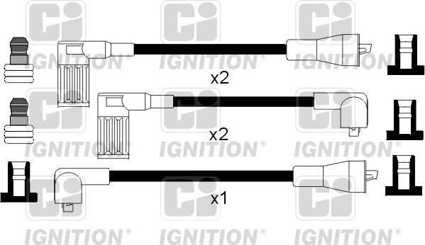 Quinton Hazell XC182 - Комплект проводов зажигания unicars.by