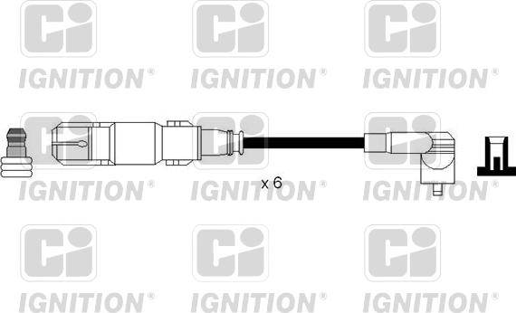 Quinton Hazell XC1203 - Комплект проводов зажигания unicars.by