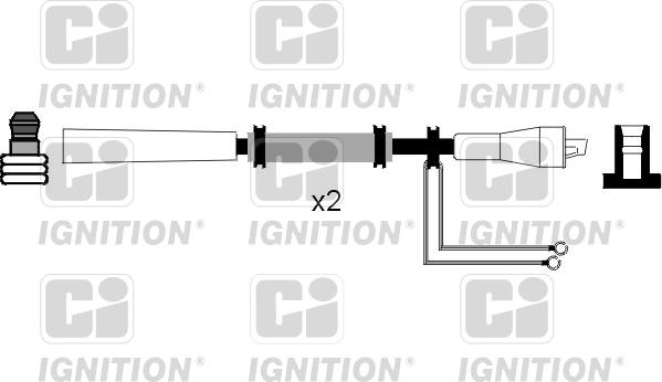 Quinton Hazell XC854 - Комплект проводов зажигания unicars.by