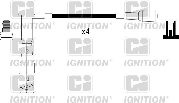 Quinton Hazell XC858 - Комплект проводов зажигания unicars.by