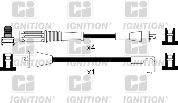 Quinton Hazell XC852 - Комплект проводов зажигания unicars.by