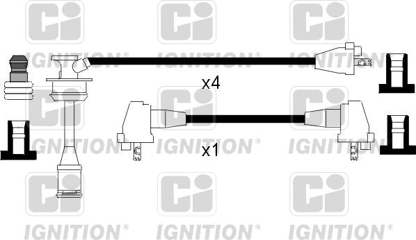 Quinton Hazell XC864 - Комплект проводов зажигания unicars.by