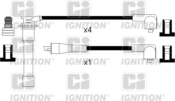 Quinton Hazell XC821 - Комплект проводов зажигания unicars.by