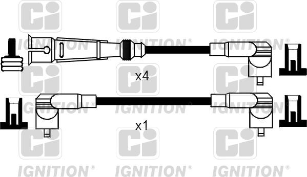 Quinton Hazell XC768 - Комплект проводов зажигания unicars.by