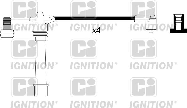 Quinton Hazell XC701 - Комплект проводов зажигания unicars.by