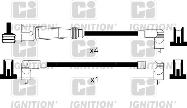 Quinton Hazell XC774 - Комплект проводов зажигания unicars.by