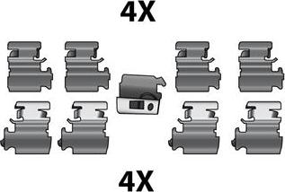 Raicam 12079554 - Комплектующие для колодок дискового тормоза unicars.by