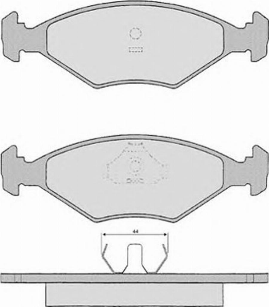 Raicam 331.4 - Тормозные колодки, дисковые, комплект unicars.by