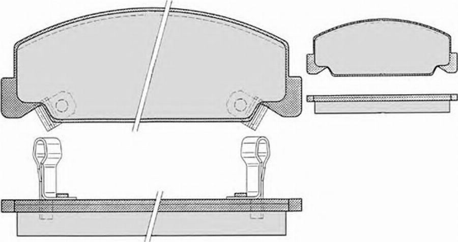 Raicam 753.0 - Тормозные колодки, дисковые, комплект unicars.by