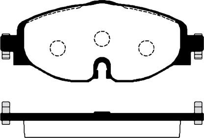 TOMEX brakes 18-05 - Тормозные колодки, дисковые, комплект unicars.by