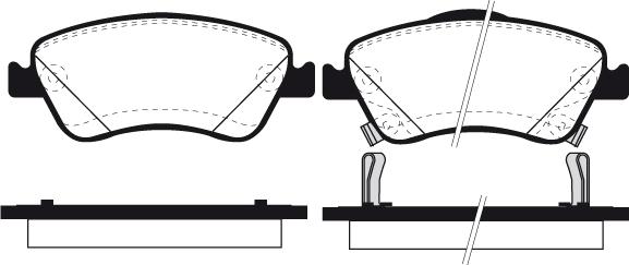 Raicam RA.0926.0 - Тормозные колодки, дисковые, комплект unicars.by