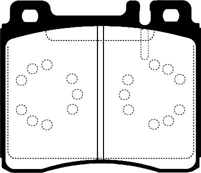 Raicam RA.0497.0 - Тормозные колодки, дисковые, комплект unicars.by