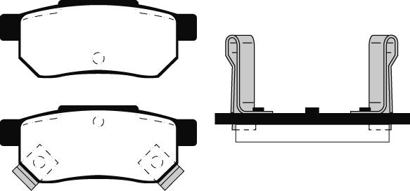 Raicam RA.0453.0 - Тормозные колодки, дисковые, комплект unicars.by