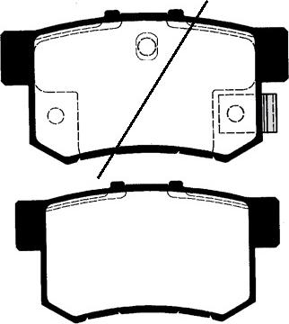 Magneti Marelli 363700202030 - Тормозные колодки, дисковые, комплект unicars.by