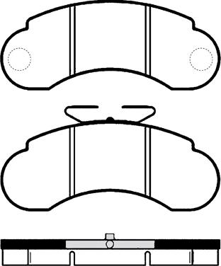 Raicam RA.0484.0 - Тормозные колодки, дисковые, комплект unicars.by