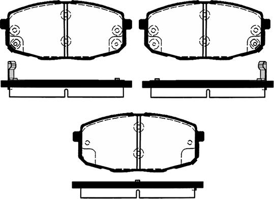 Raicam RA.0487.0 - Тормозные колодки, дисковые, комплект unicars.by