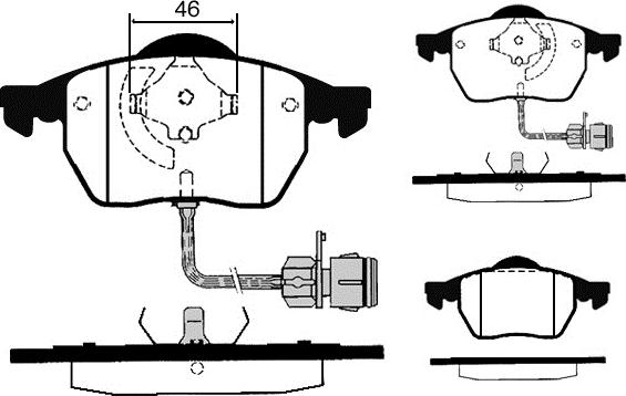 Raicam RA.0429.0 - Тормозные колодки, дисковые, комплект unicars.by