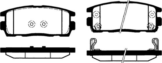 Raicam RA.0426.0 - Тормозные колодки, дисковые, комплект unicars.by