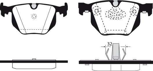 Raicam RA.0554.2 - Тормозные колодки, дисковые, комплект unicars.by