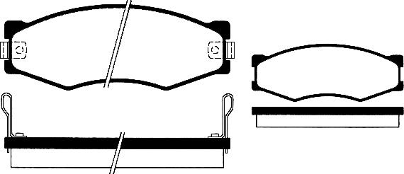 Raicam RA.0514.0 - Тормозные колодки, дисковые, комплект unicars.by