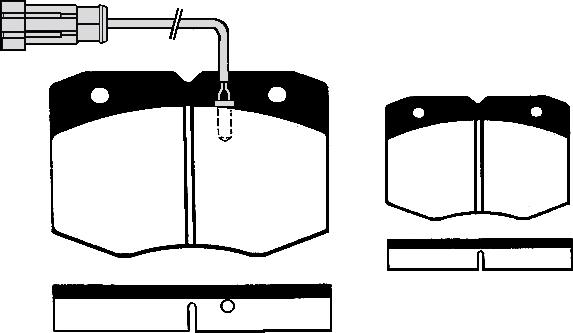 Lucas Diesel GDB1356 - Тормозные колодки, дисковые, комплект unicars.by