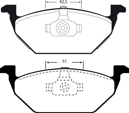 Raicam RA.0653.1 - Тормозные колодки, дисковые, комплект unicars.by