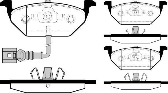 Raicam RA.0653.3 - Тормозные колодки, дисковые, комплект unicars.by