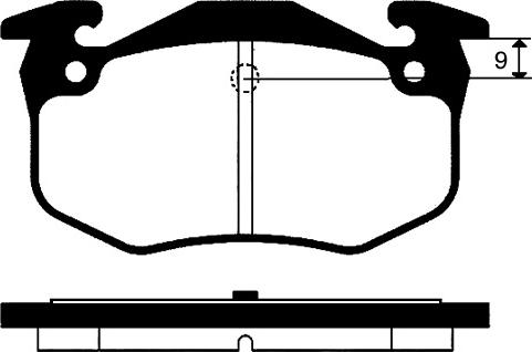 Magneti Marelli 363702161065 - Тормозные колодки, дисковые, комплект unicars.by