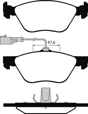 Raicam RA.0615.0 - Тормозные колодки, дисковые, комплект unicars.by