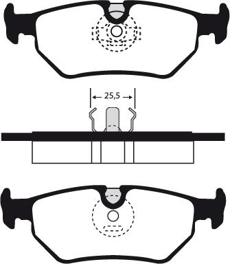 Magneti Marelli 363702160317 - Тормозные колодки, дисковые, комплект unicars.by