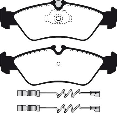 Remsa PCA058000 - Тормозные колодки, дисковые, комплект unicars.by