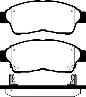 Raicam RA.0624.0 - Тормозные колодки, дисковые, комплект unicars.by