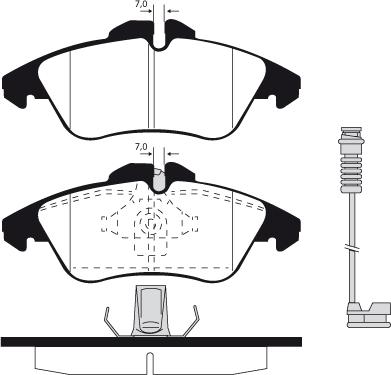 Aisin BPMB-1029 - Тормозные колодки, дисковые, комплект unicars.by