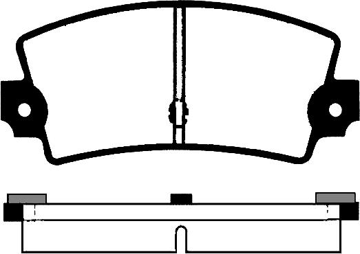 Raicam RA.0131.0 - Тормозные колодки, дисковые, комплект unicars.by