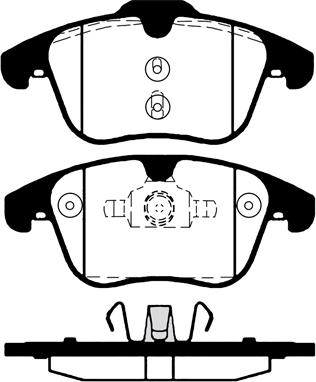 Magneti Marelli 363700201653 - Тормозные колодки, дисковые, комплект unicars.by