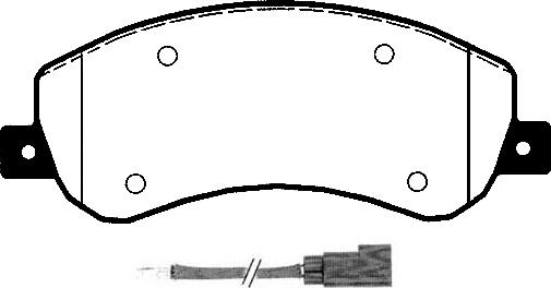 Permafuse PE.0892.0 - Тормозные колодки, дисковые, комплект unicars.by