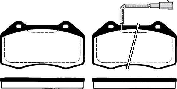 Raicam RA.0801.2 - Тормозные колодки, дисковые, комплект unicars.by