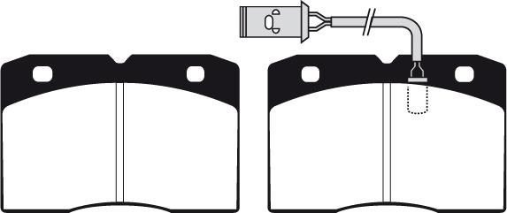 Brake Engineering PA1277 - Тормозные колодки, дисковые, комплект unicars.by