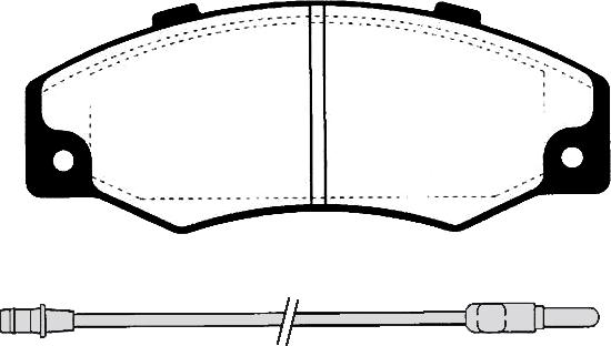 HELLA 8DB 355 018-971 - Тормозные колодки, дисковые, комплект unicars.by