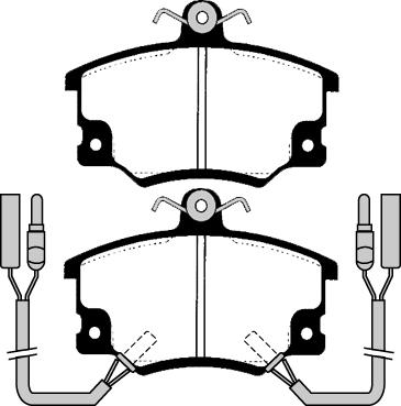 BENDIX 571452 - Тормозные колодки, дисковые, комплект unicars.by