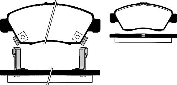 Raicam RA.0748.0 - Тормозные колодки, дисковые, комплект unicars.by