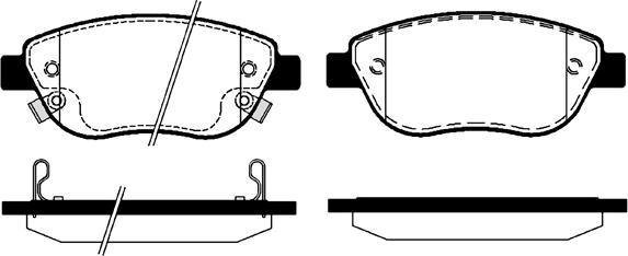 Raicam RA.0761.8 - Тормозные колодки, дисковые, комплект unicars.by