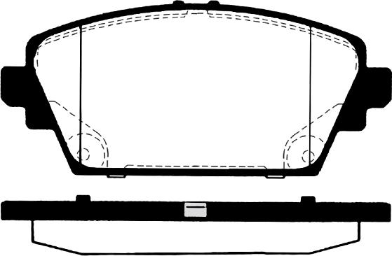 BENDIX 510394 - Тормозные колодки, дисковые, комплект unicars.by