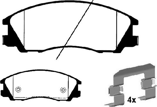 Raicam RA.0733.0K1 - Тормозные колодки, дисковые, комплект unicars.by