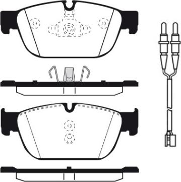 Valeo 671138 - Тормозные колодки, дисковые, комплект unicars.by