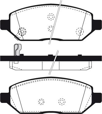 Magneti Marelli P59088MM - Тормозные колодки, дисковые, комплект unicars.by