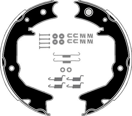 Raicam RA29131 - Комплект тормозов, ручник, парковка unicars.by