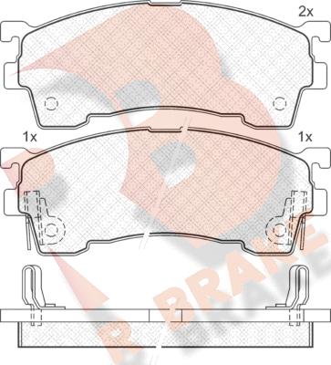 Lucas Electrical GDB3209 - Тормозные колодки, дисковые, комплект unicars.by