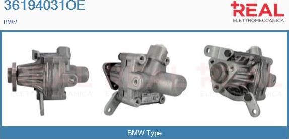 REAL 36194031OE - Гидравлический насос, рулевое управление, ГУР unicars.by