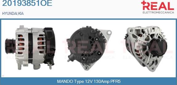 REAL 20193851OE - Генератор unicars.by